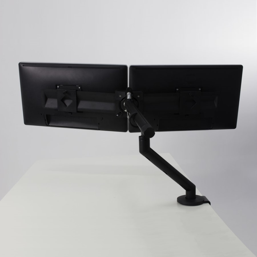 Versa Monitor Arm - Dual Black- Dual Monitor Arm Solution